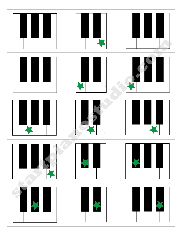 Keys Flash Cards