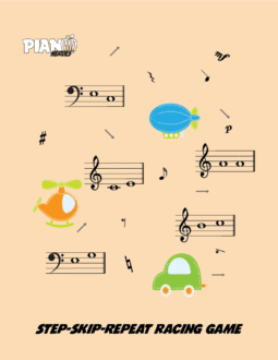 Step-Skip-Repeat Racing Game