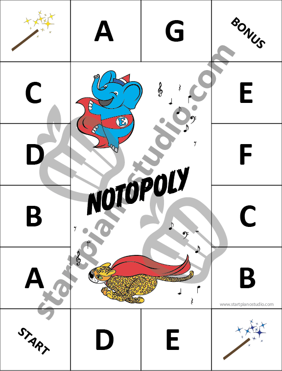 Notopoly (Bass C – Low C): Mission Success 🎹
