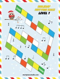 Holiday Rhythm Race Level 1