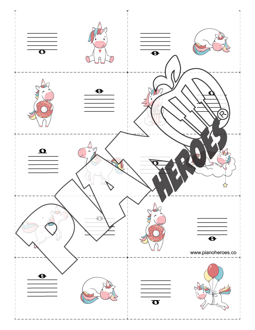 Unicorn’s Line and Space Notes