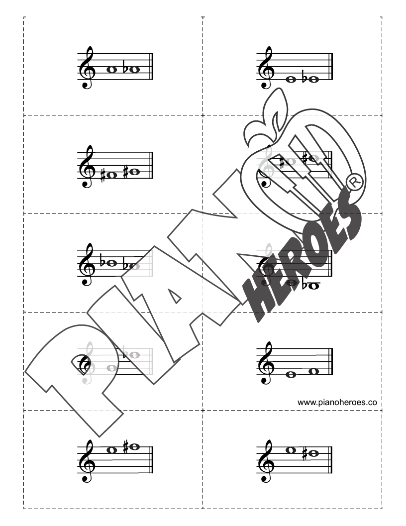 Christmas Seals Chromatic and Diatonic Half Steps