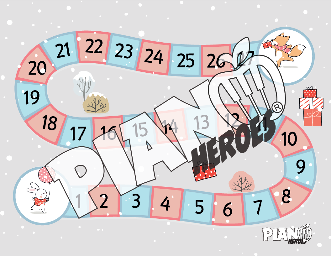 Snowy Holiday Major 2nd and Minor 2nd