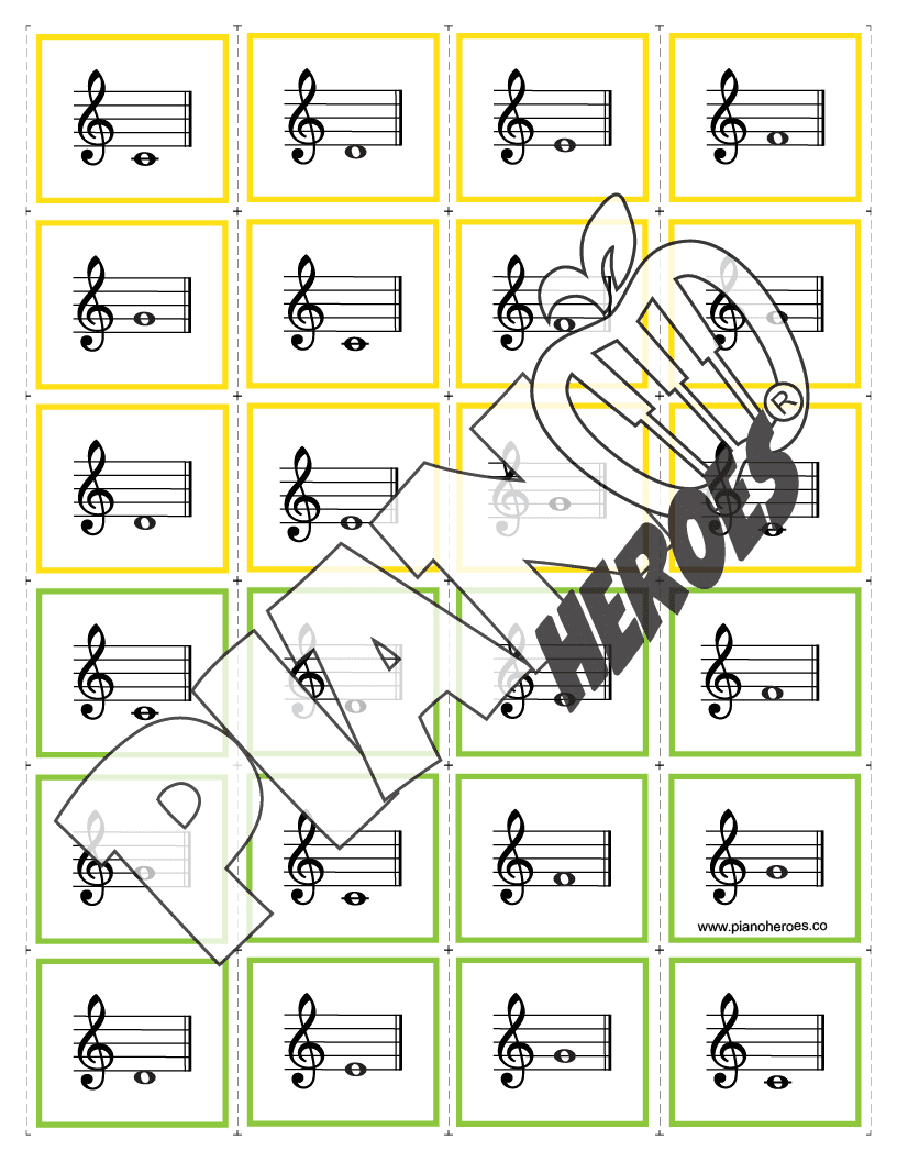 Notopoly (Middle C โ Treble G): Mission Adventure ๐น