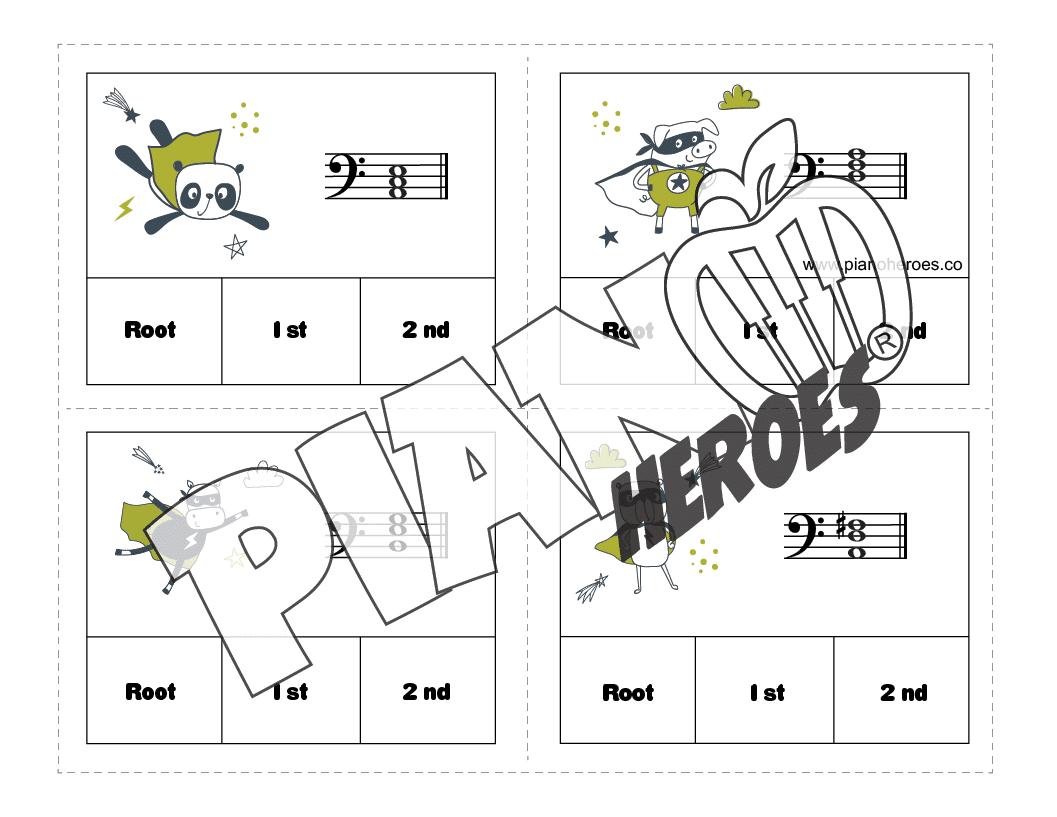 Superanimal Bass Chord Clip Cards