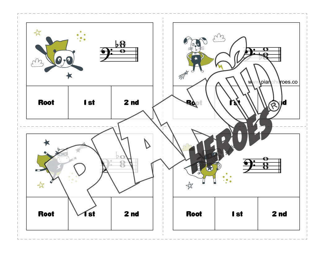 Superanimal Bass Chord Clip Cards