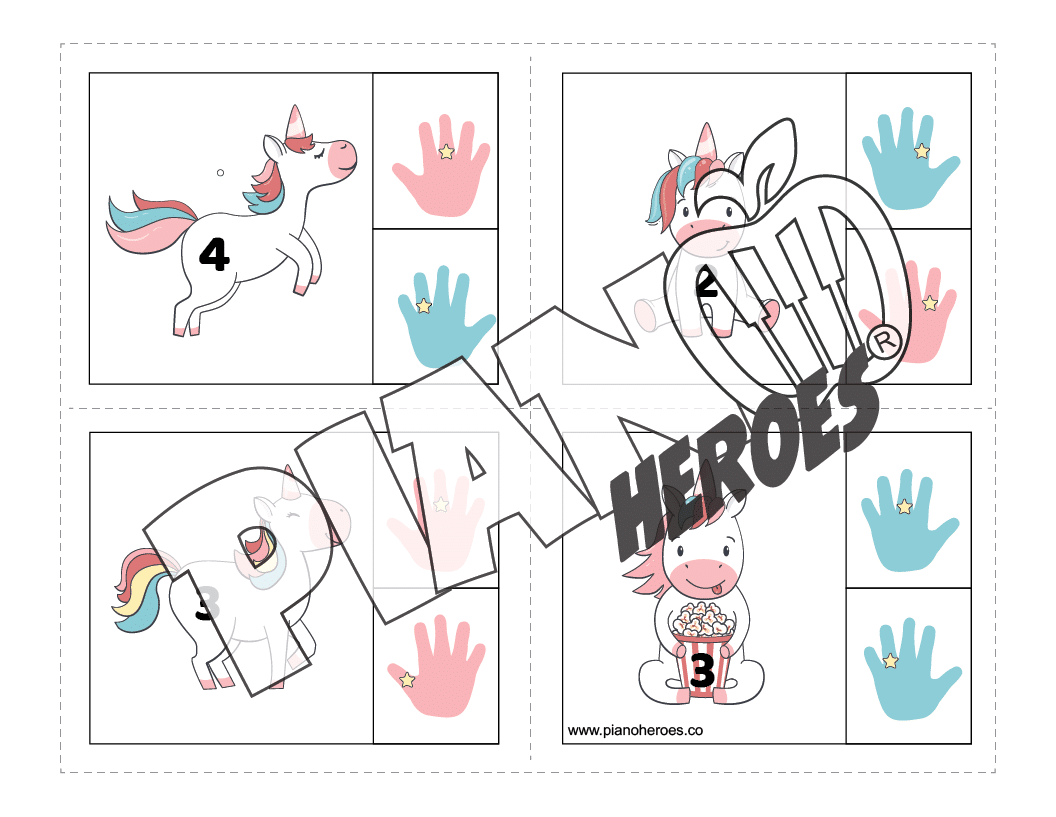Unicorn Finger Numbers